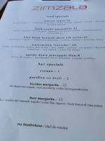 Featured Cocktails at ZimZala