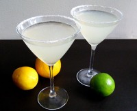 Lavender Lemon Drop and Lavender Lime Drop Cocktails