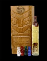 Voodoo Tiki  Tequila Private Collection_Tiki Closed_Shotglasses and Bottles