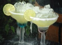 Voodoo Tiki Tequila margaritas