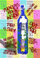 Voodoo Tiki_Warhol Style Art_Platinum