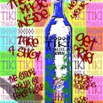 Voodoo Tiki_Warhol Style Art_Platinum