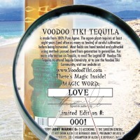 Voodoo tiki_Bottle Back_Magic Word_Close Up